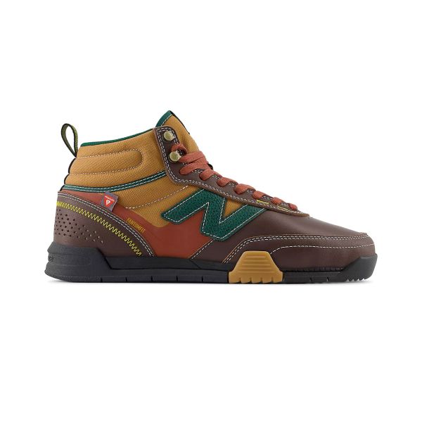 New Balance. Numeric 440 V2 Trail High Shoes. Brown with Forest Green