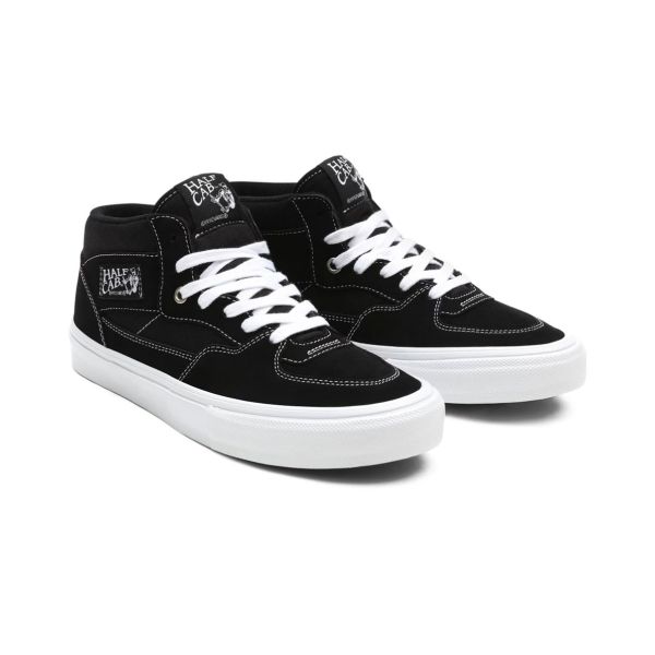 VANS Skate Half Cab Shoes - BLACK/WHITE