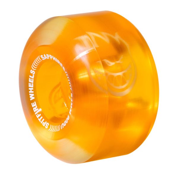 Spitfire. Sapphire 90 Duro 54mm Classic Shape Wheels. Clear Orange.