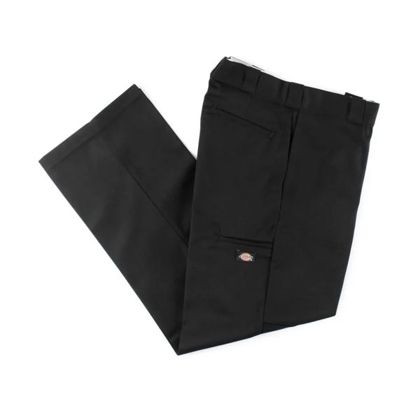 Dickies Pants: Men's Black 85283 FBK Flex Loose Fit Double Knee