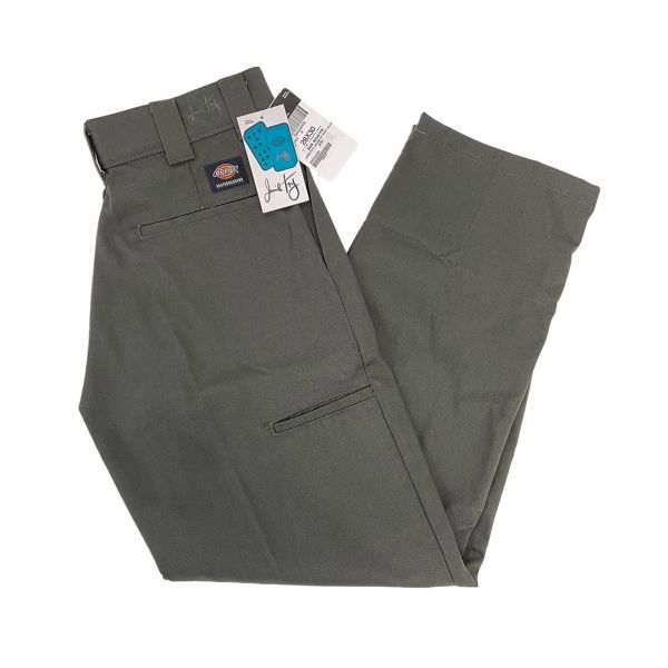 Dickies. Jamie Foy Loose Fit Twill Pant. Olive Green.