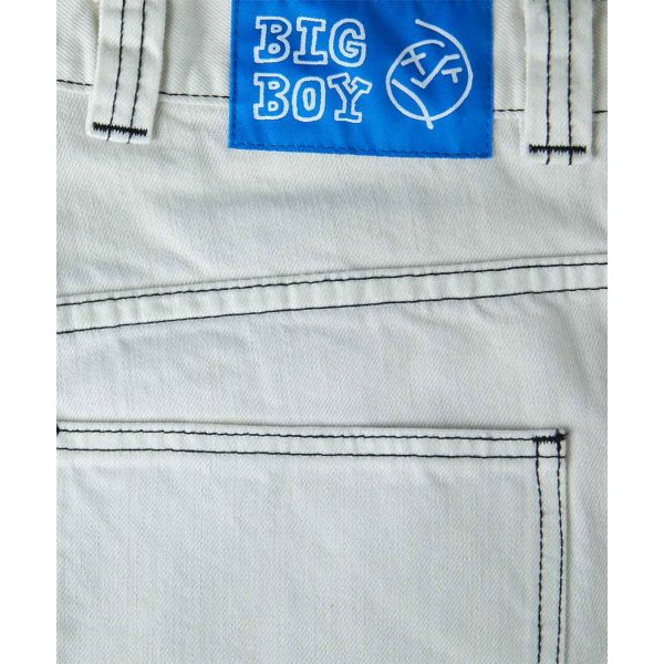 Polar. Big Boy Work Pants. Washed White.