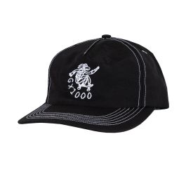 GX1000. Kowabunga 5 Panel Hat. Black.