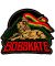 808 Skate. Jah Lion Sticker. Red/ Yellow/ Green/ Black.