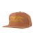 Anti Hero. Basic Eagle Snapback Hat. Brown/ Gold.