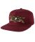 Anti Hero. Eagle Snapback. Dark Red.