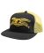 Anti-Hero. Eagle Embroidered Snapback. Black/ Gold.