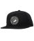 Anti-Hero. Eagle Round Snapback Hat. Black/ Charcoal.