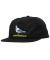 Anti-Hero. Lil Pigeon Snapback Hat. Black/ Yellow.