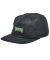 Creature. Logo Tone Unstructured Strapback Hat. Black.