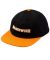 Deathwish. Carpenter Snapback. Black/Orange.