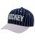 Hockey. Pinstripe Snapback Hat. Navy.