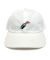 Huf. Cocktail HG Curved Visor 6 Panel Hat. White.