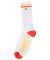 Krooked. OG Bird Sock. White / Red / Yellow.