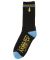 Krooked. Shmoo Sock. Black / Blue / Yellow.