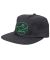 Krooked. Trinity Smile Strapback. Black/Green.