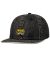 Krooked. Eyes Strapback. Black Wash/Gold.