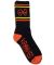 Krooked. Eyes Socks. Black/Red/Yellow.