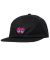 Krooked. Eyes Snapback Hat. Black/ Pink.