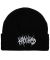 Krooked. Necro Skript Beanie. Black/White.