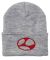 Limosine. Limo Logo Beanie. Grey / Red.