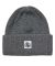 Last Resort. Double Fold Merino Beanie. Heather Grey.