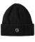 Polar. Double Fold Merino Beanie. Black.