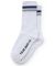 Polar. Stripe Socks. White/Navy/Grey.