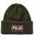 Polar. Earthquake Merino Beanie. Army Green.