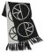 Polar. Stroke Logo Scarf. Black.