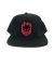 Spitfire. Big Head Snapback Hat. Black/ Red.