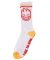 Spitfire. Bighead Sock. White / Yellow / Red.