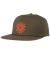 Spitfire. Classic 87 Swirl Snapback. Olive/Red