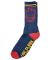 Spitfire. Bighead Sock. Navy/Red/Gold.