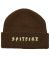 Spitfire. Old E Cuff Beanie. Brown.