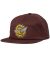 Spitfire. Flying Grimple Snapback Hat. Maroon.