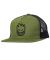 Spitfire. Bighead Snapback Hat. Olive/ Black.