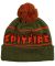 Spitfire. Demonseed Pom Beanie. Olive.