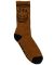 Spitfire. Bighead Socks. Dark Tan/Black. One Size Fits All.