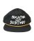 Thrasher. Skate and Destroy Puff Ink Hat. Black.