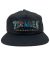 Thrasher. Hieroglyphic Snapback Hat. Black.