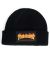 Thrasher. Flame Logo Beanie. Black.