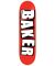 Baker. Brand Logo Deck Mini. 7.3. Red.