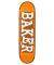 Baker. Kader Ribbon Name Deck. Orange. 8.125.