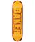 Baker. Kader Brand Name Deck. 7.875. Yellow / Red.