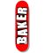 Baker. Brand Logo Deck Mini 7.3. White.