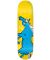 Krooked. Lurn to Ride Pro Deck 8.5 x 31.85 - 14.25 WB. Yellow/Blue.