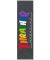 Mob. Thrasher Rainbow Grip Tape Sheet. 9.0 in x 33 in.