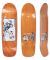 Polar. Cold Streak Surf Shape Pro Deck 8.75. Orange.