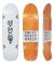 Polar. Shin Sanbongi Faces Surf Jr. Shape Pro Deck 8.5 Wheel Wells. White.